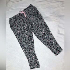 Joyspun Like New Super Soft Leopard Print Lounge/Sleep Pants 3X(22W-24W)